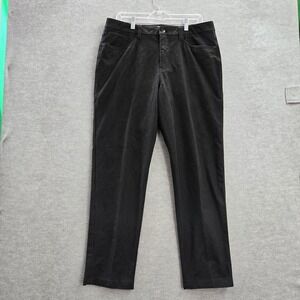 Lululemon Men Pants 34 Black‎ Chino ABC Utilitech Classic 31" Inseam Cotton